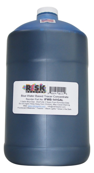 IFWB-141GAL Gallon of Visible Blue Non-Fluorescent Water Tracer Dyes