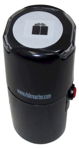 SGIFT1RD Image of a Gift Round Self Inking Black light Stamper