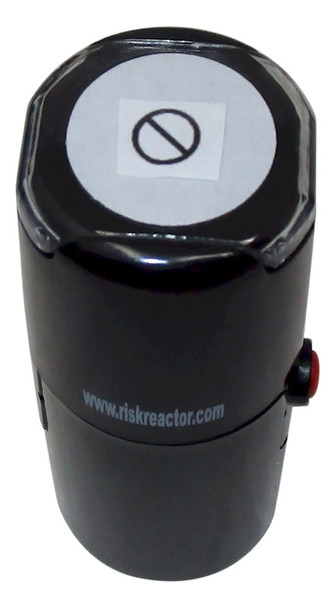 Image of international Symbol for No Round Self Inking UV Rubber Party Stamper SNO1RD 