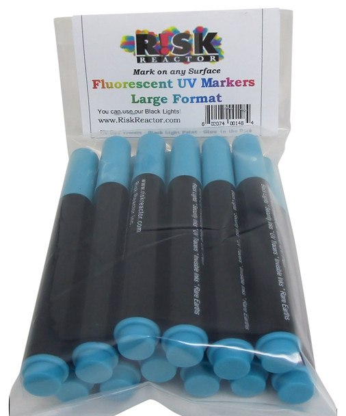 MAXC012 box of twelve Invisible UV Blue Black Light Markers