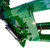 John Deere Tractor Root Grapple, Green, Hydraulic System Closeup