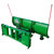 Pinnacle Series John Deere Tractor Compatible Hydraulic Snow Plow, Rear View with Hook & Pin Hitch