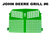 Green Bolt On John Deere Grill Guard Protection John Deere 30 E & 30 D