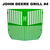 Green Bolt On John Deere Grill Guard Protection John Deere 1025R, 1023E, 1026R