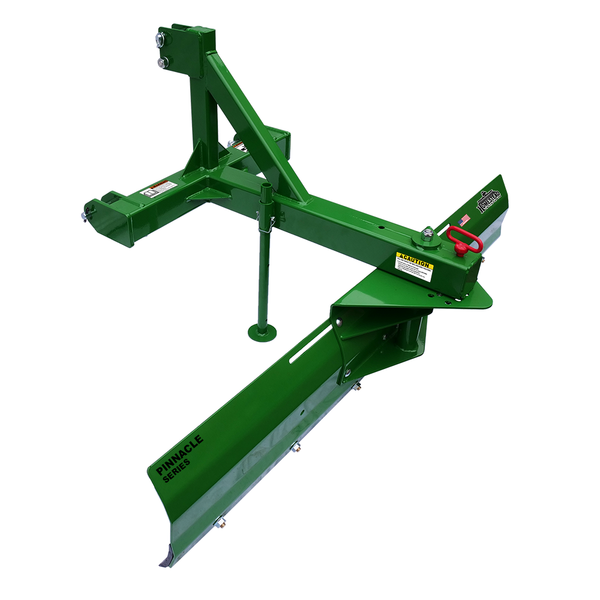 Pinnacle Series Back Blade Green, Angle View Left Side