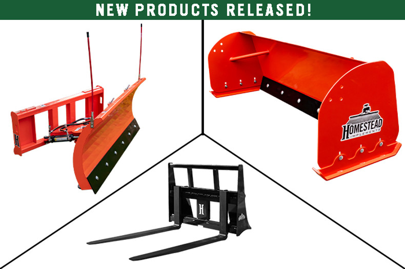 New Front-End Quick-Attach Implements - Snow Equipment & Pallet Forks