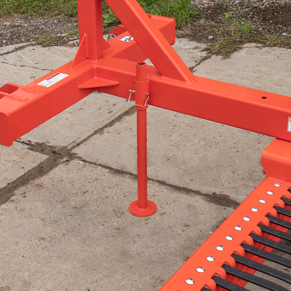 Park Stand on Pinnacle Series Landscape Rake.