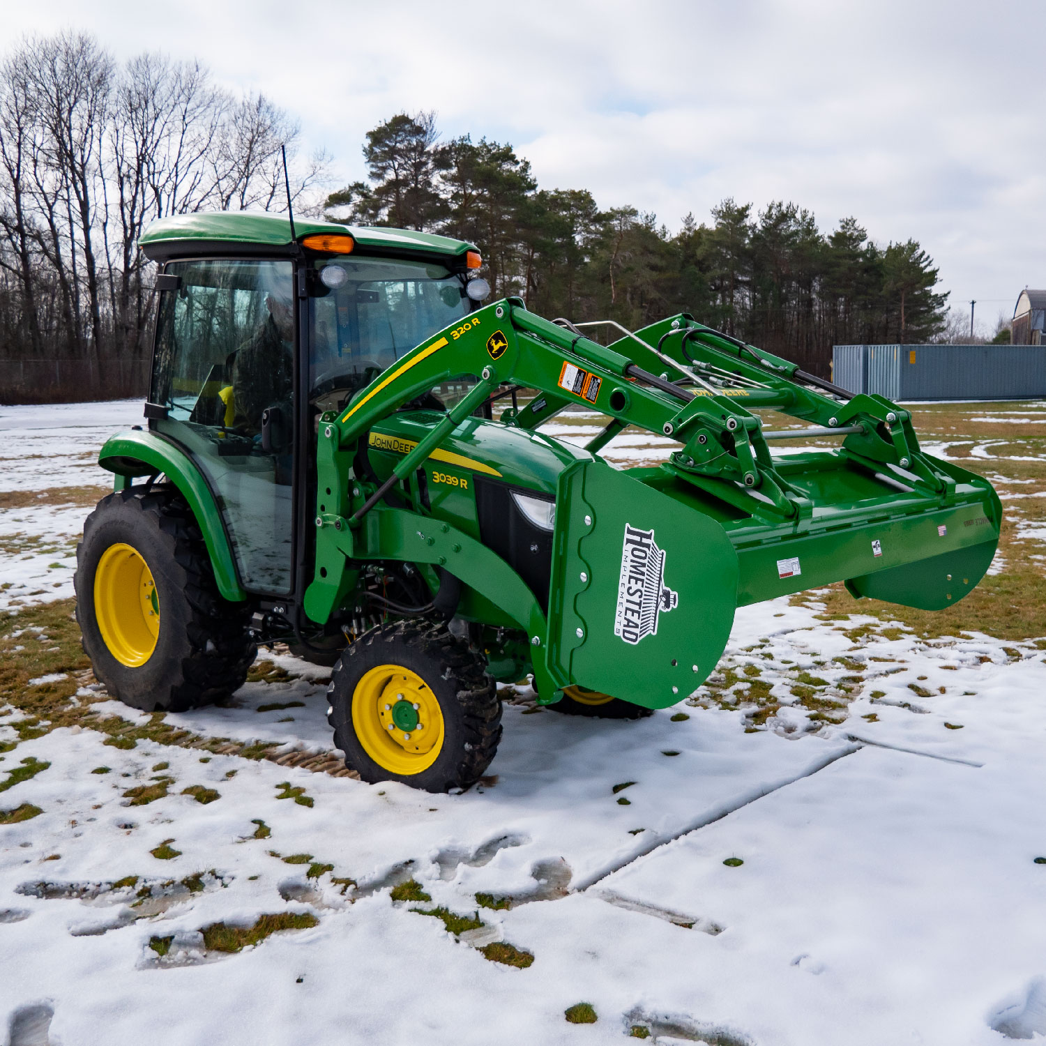 John Deere Compatible Snow Puseher