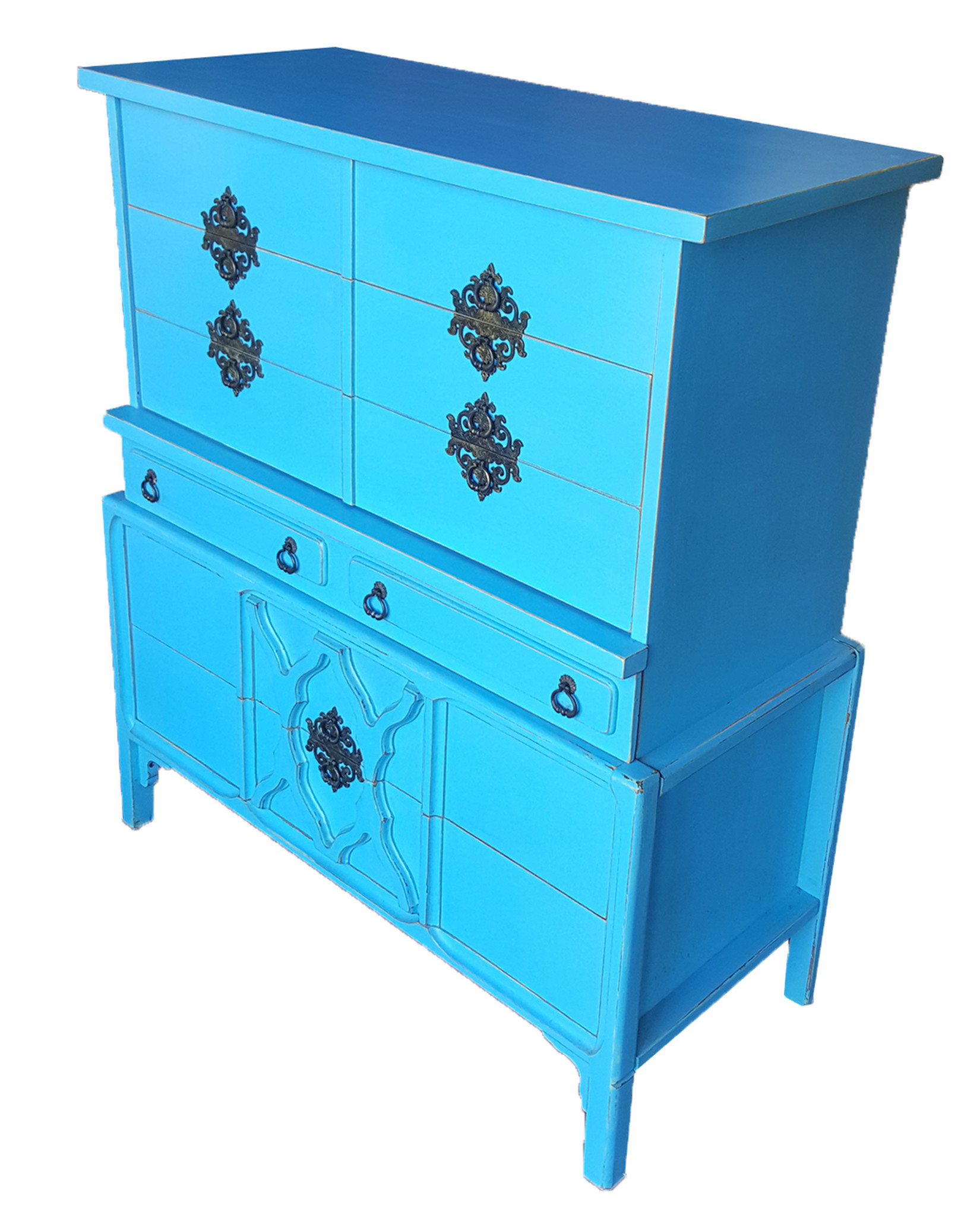 Tallboy Dresser In Green Apple Sonoma Nesting Compny