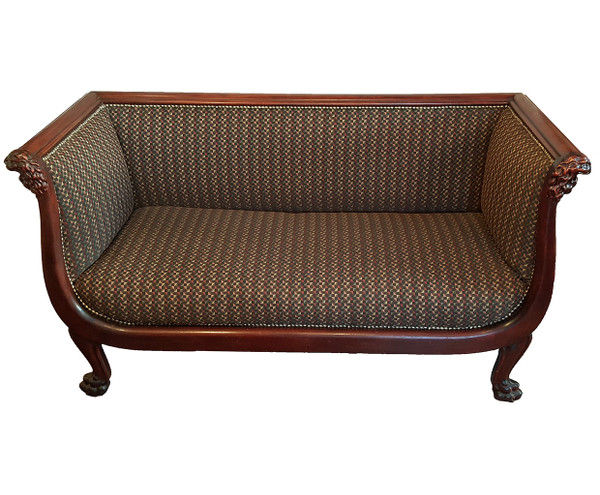 Antique Sofa with Modern Upholstery