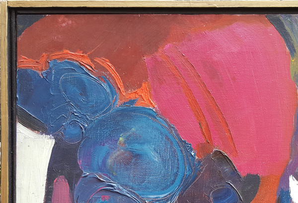 Abstract #2088 - Oil on canvas by Lois Foley