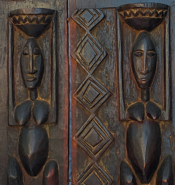 Carved Dogon Door Panel