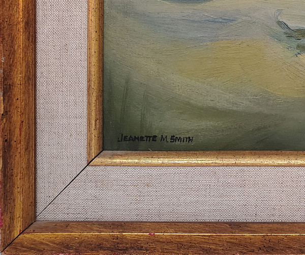 Jeanette M. Smith "Struggle With Destiny" - Oil on Board 24"x  21"