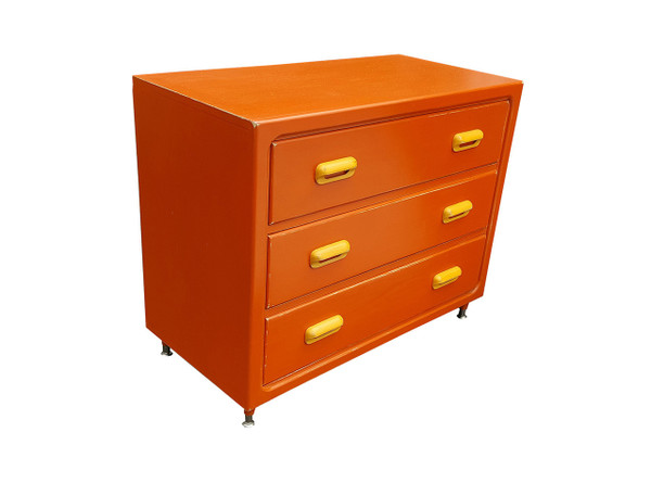 Retro Modern Dresser in Persimmon