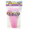 SOFIA THE FIRST STRAWS 18