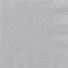 SILVER LUNCH NAPKINS