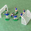 CAKE DECORATION BLUE FOOTBALLE