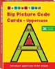 LETTERLAND BIG CAPITAL PICTURE CODE CARDS