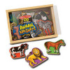 WOODEN ANIMAL MAGNETS