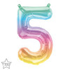 NUMBER 5 JELLI OMBRE BALLOON 16 INCHES
