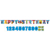 SUPER MARIO HAPPY BIRTHDAY LETTER BANNERS