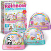 GLITTER RAINBOW SNOW DOMES