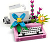 TYPEWRITER WITH FLOWERS