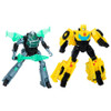 TRANSFORMERS EARTHSPARK CYBER-COMBINER BUMBLEBEE AND MO MALTO