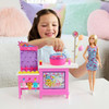 BARBIE MYSTERIES BEACH DETECTIVES MALIBU DOLL & COTTON CANDY GAME BOOTH