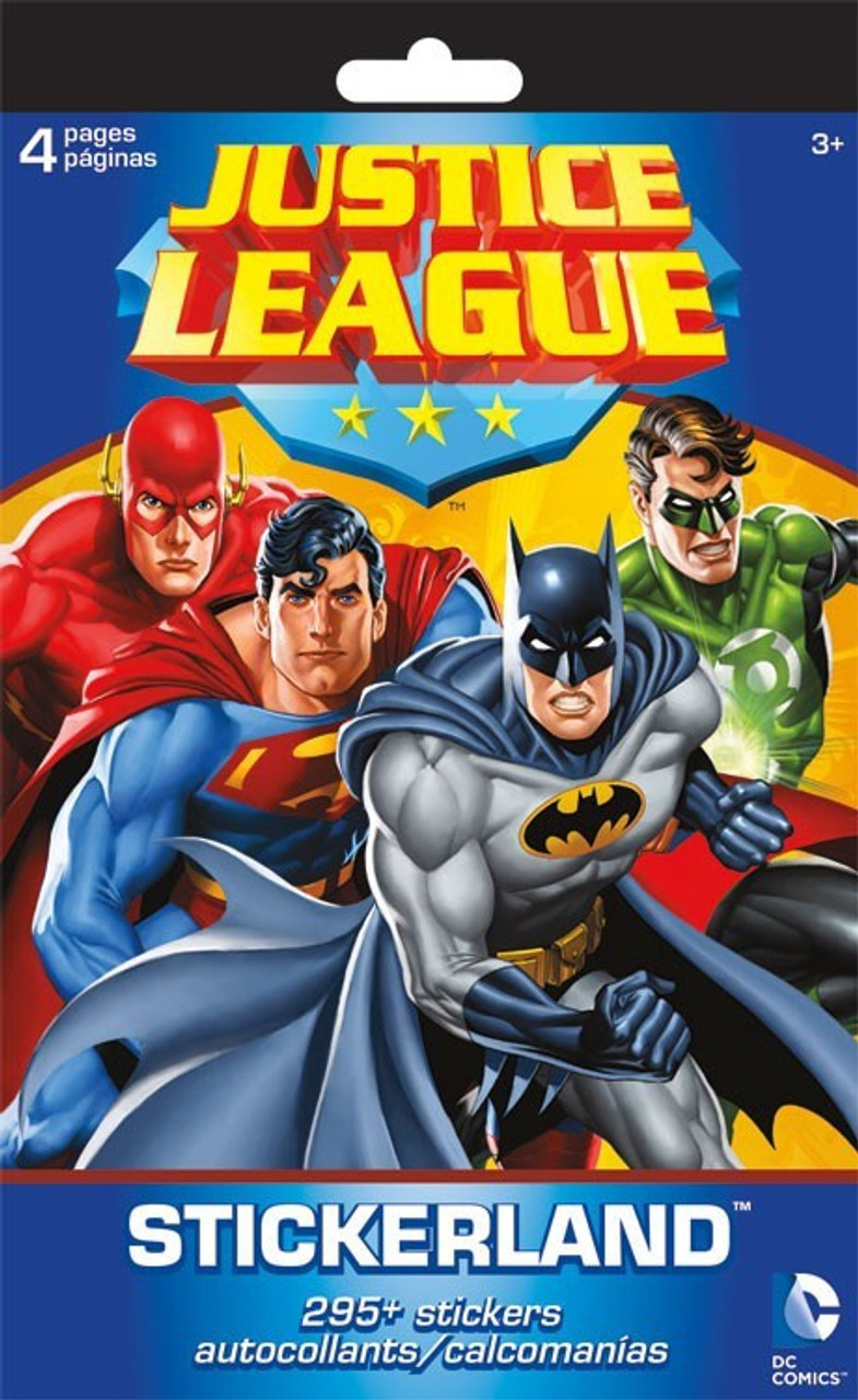 JUSTICE LEAGUE STICKERLAND