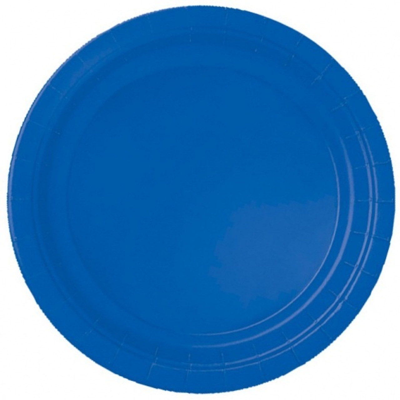BRIGHT ROYAL BLUE 9 INCH PLATES