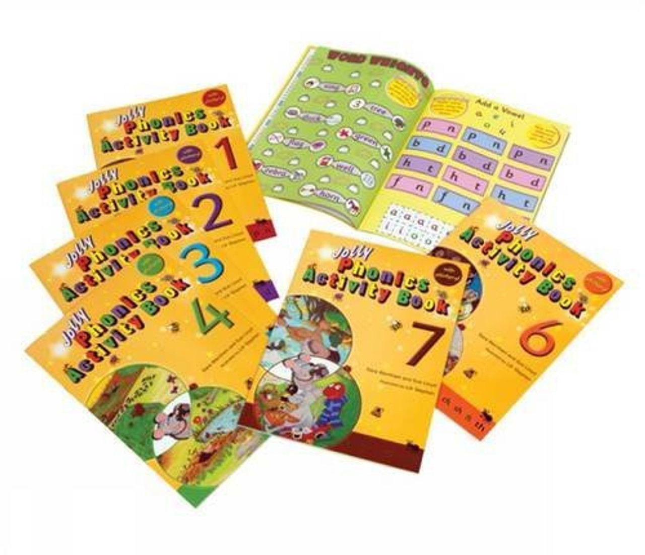 購入店舗 Jolly Phonics Activity Book 1-7 BooksForKids