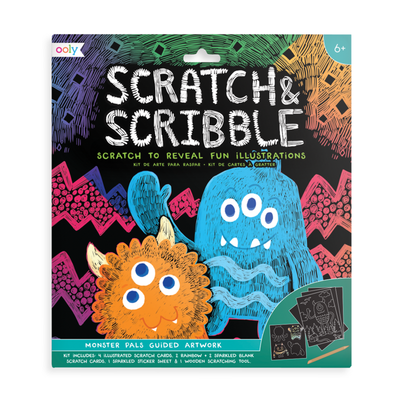 SCRATCH & SCRIBBLE MONSTER PALS