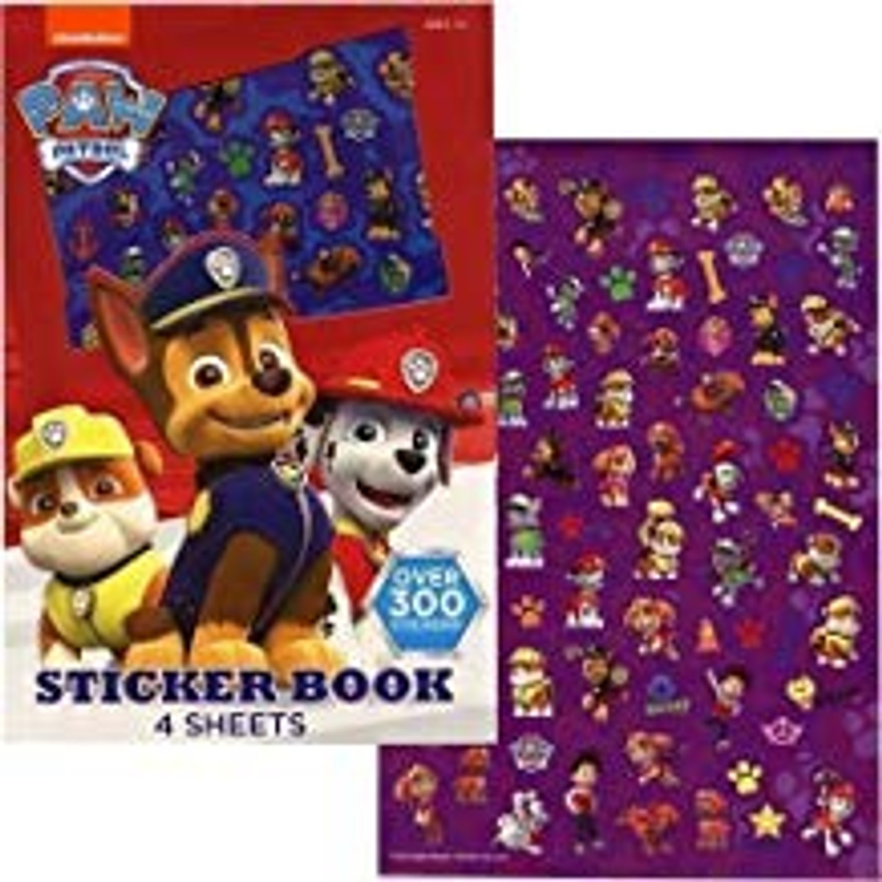 PAW PATROL STICKER PAD 4 SHEET