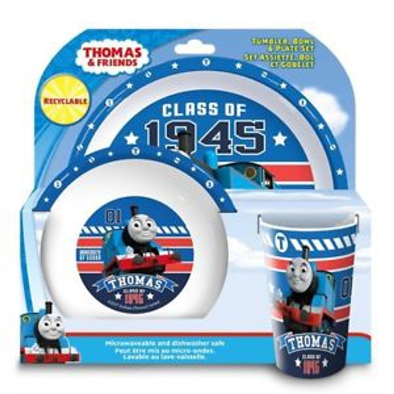 THOMAS THE TANK TUMBLER OWL & PLATE SET