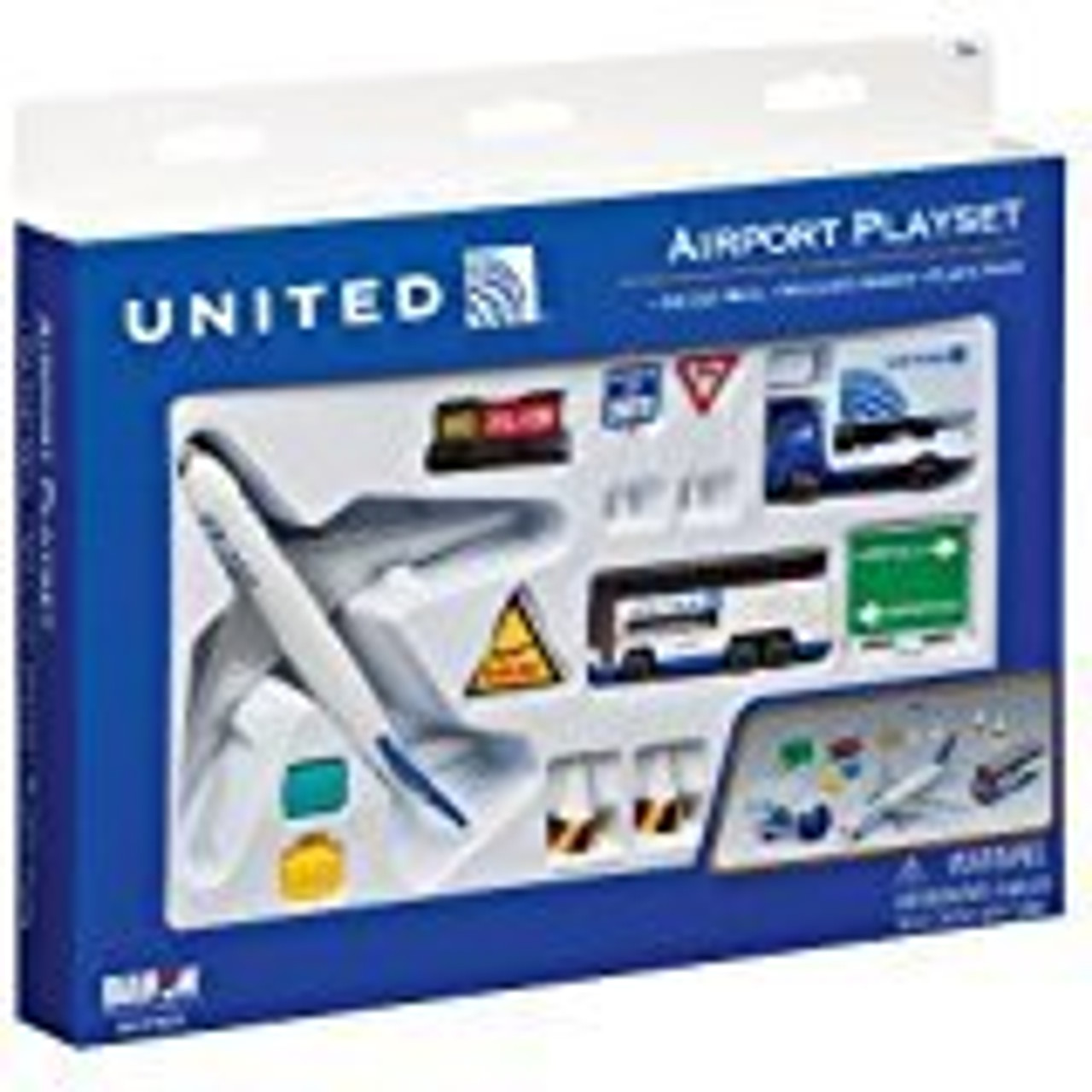 UNITED AIRLINES PLAYSET - Toys Club