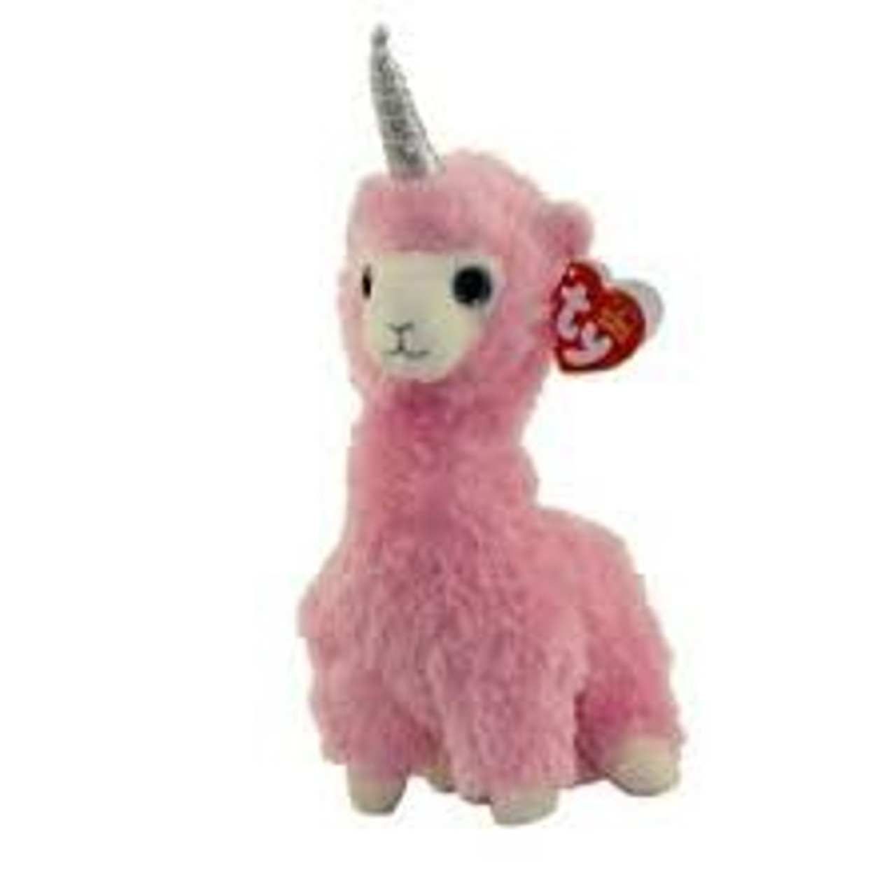 BEANIE BOOS LANA PINK LAMA W/HORN