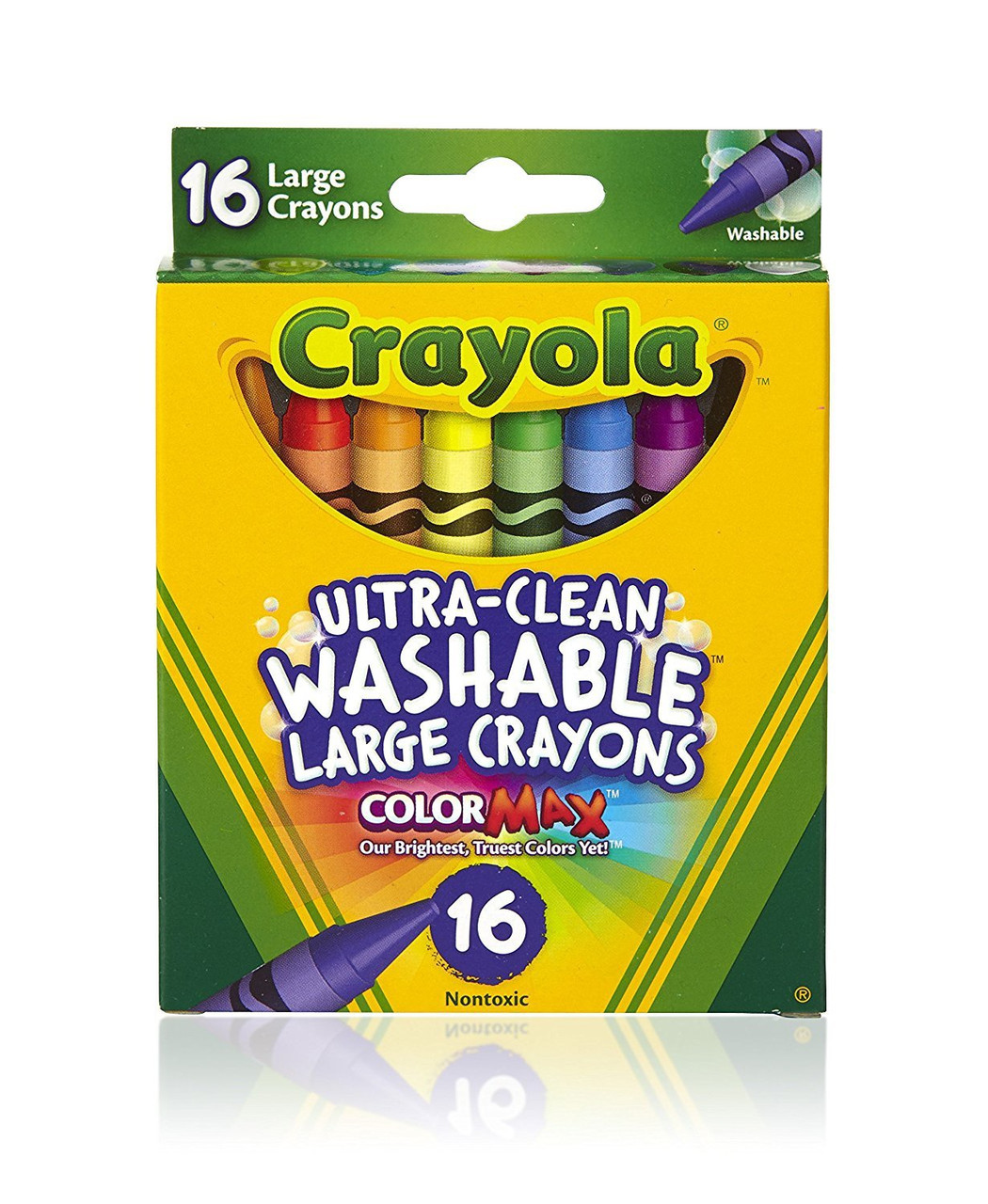 16 LARGE WASHABLE CRAYONS