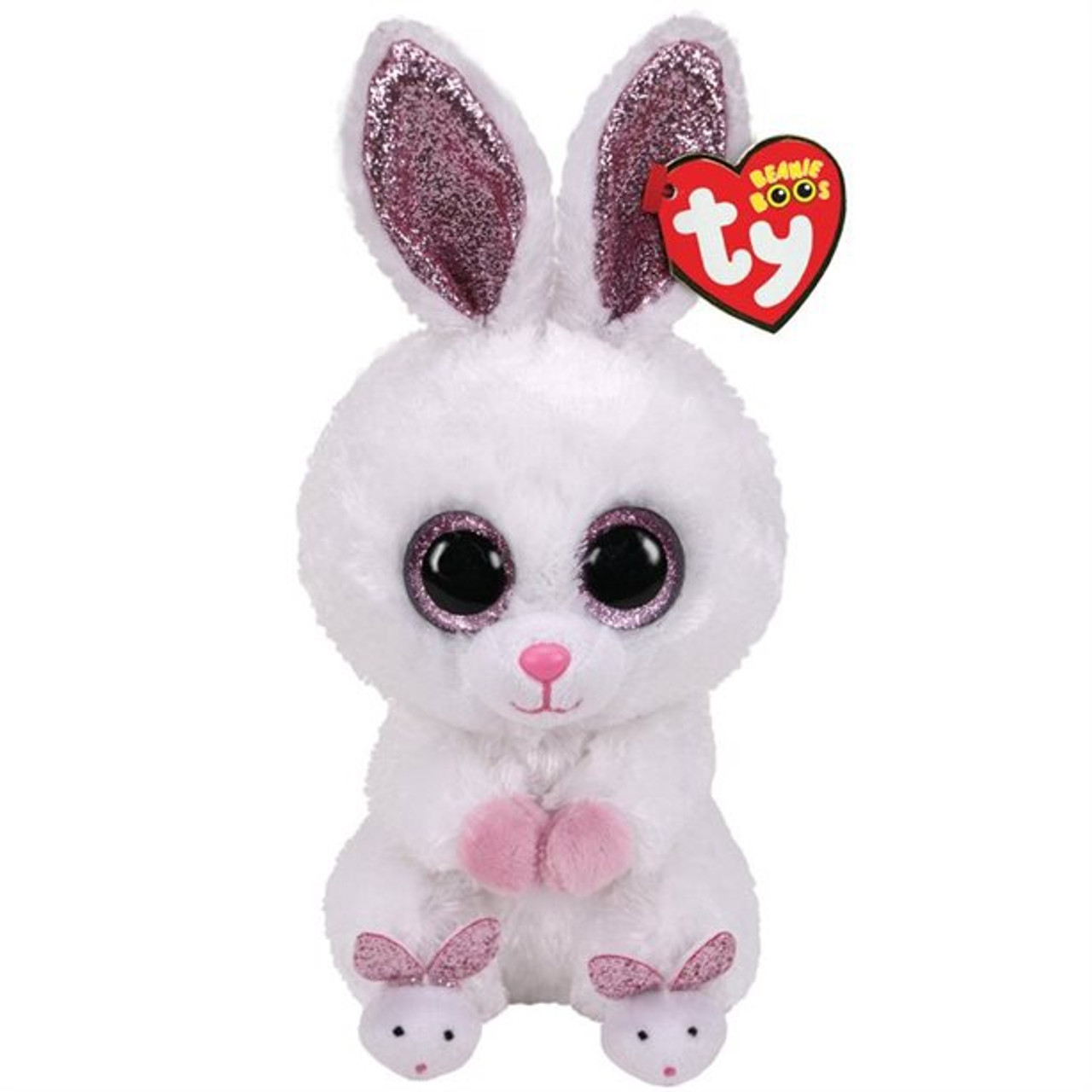 BEANIE BOOS SLIPPERS RABBIT WITH SLIPPERS M