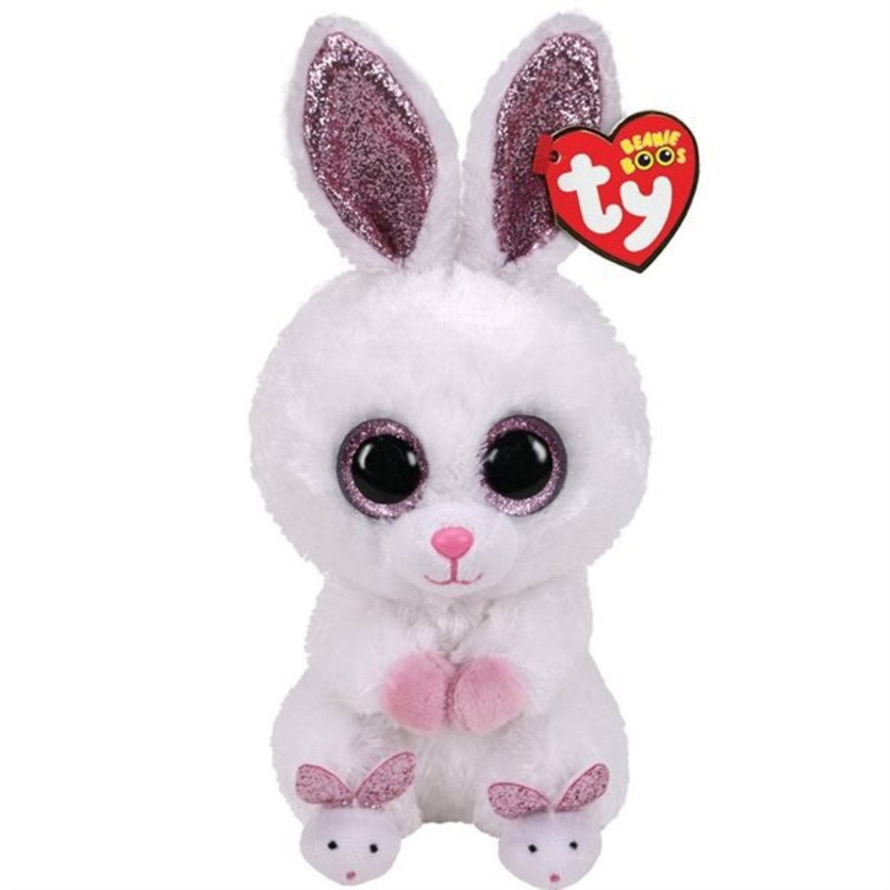 BEANIE BOOS SLIPPERS RABBIT WITH SLIPPERS REG