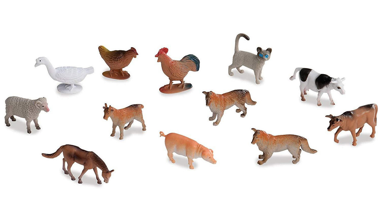 TERRA FARM ANIMALS TUB 60 PCS