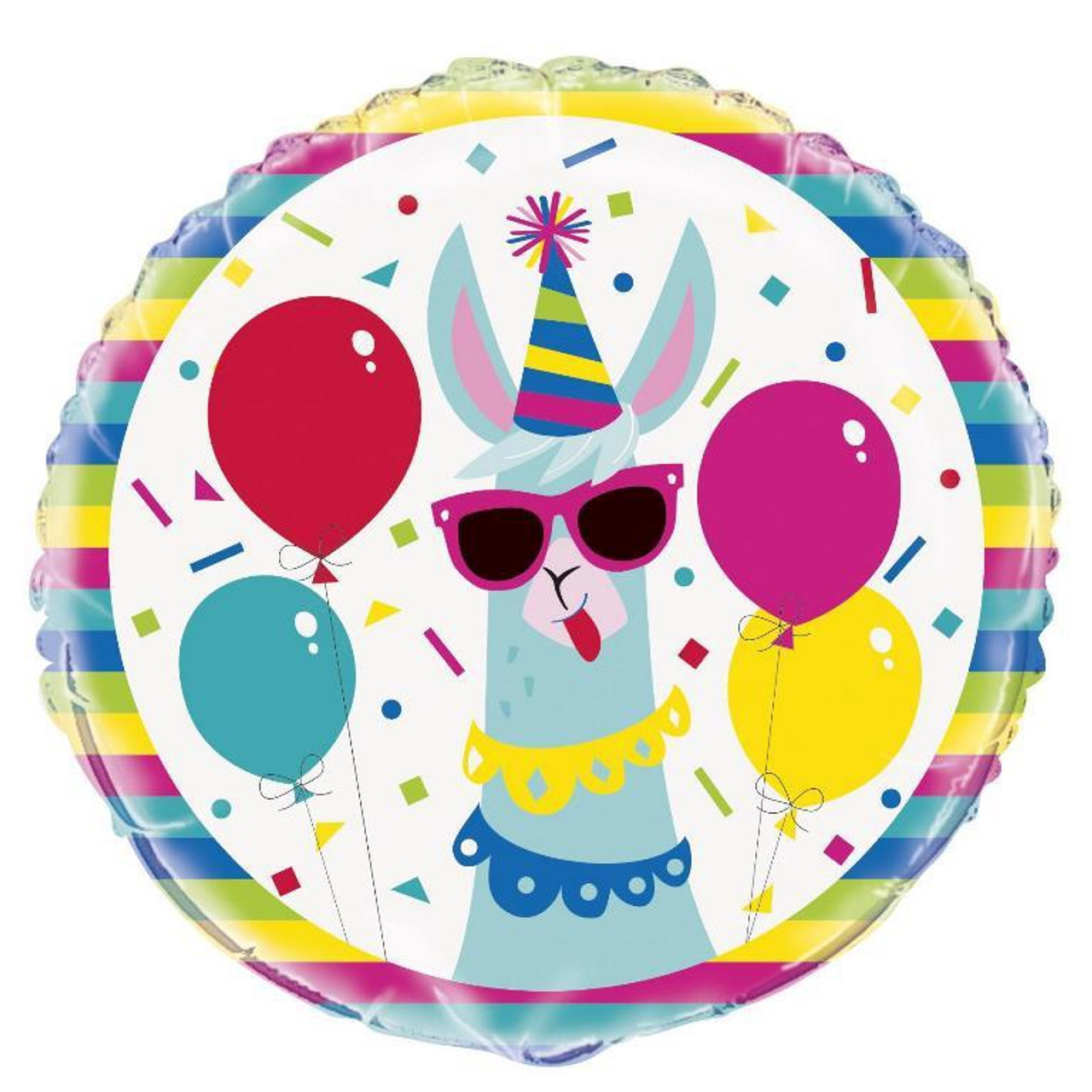 LLAMA BIRTHDAY FOIL BALLOON