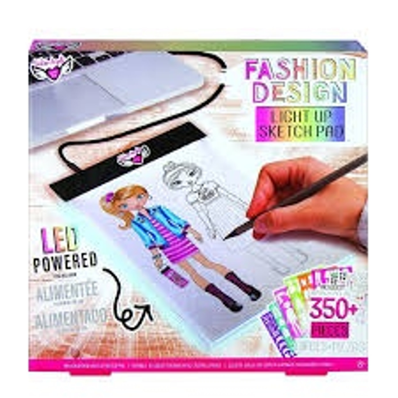 FASHION DESIGN LIGHT PAD SKETCH SET