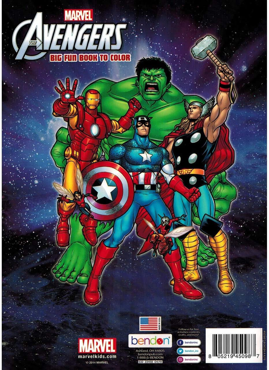 AVENGERS COLORING BK 1