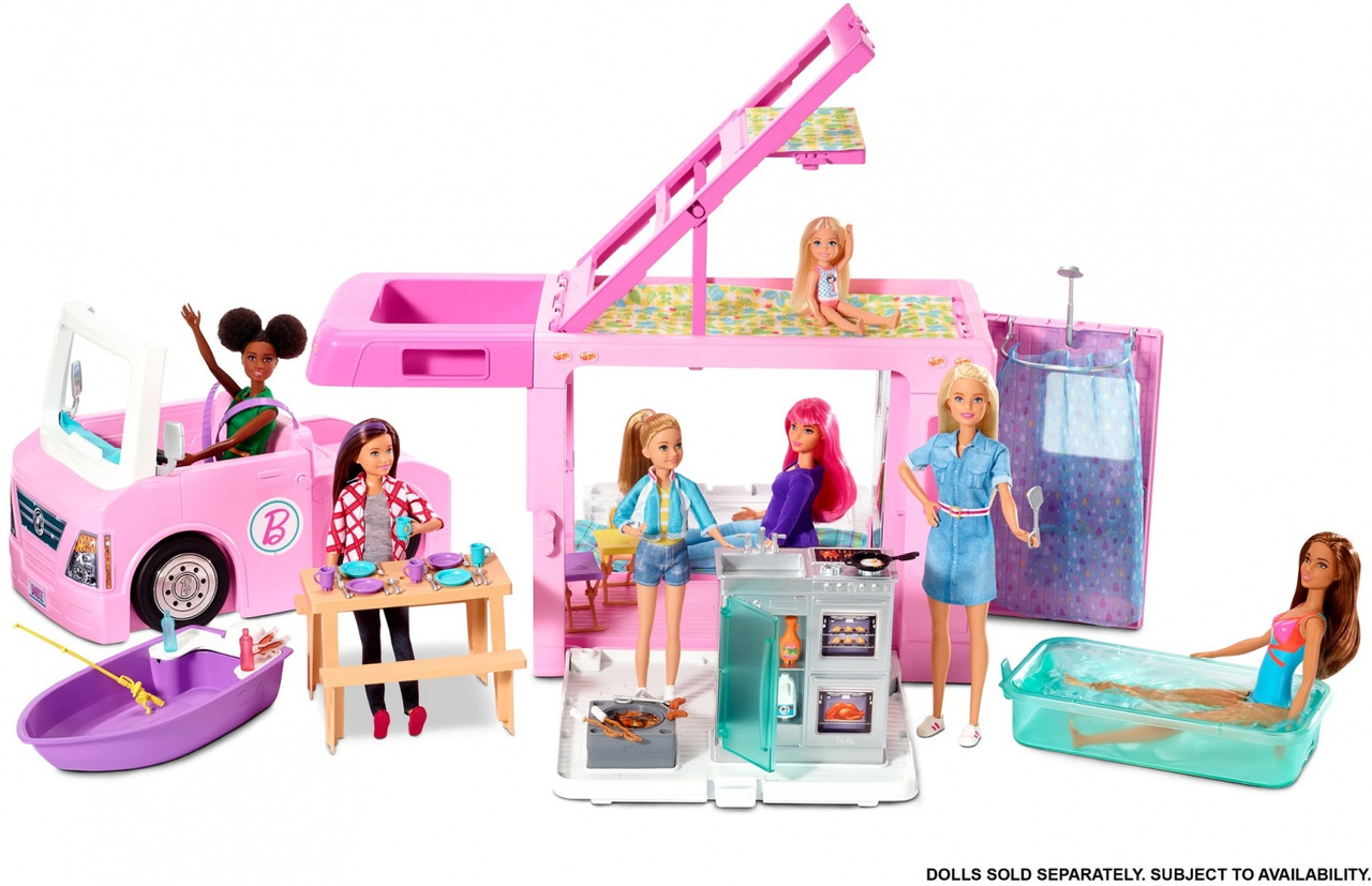 BARBIE 3 IN 1 CAMPER