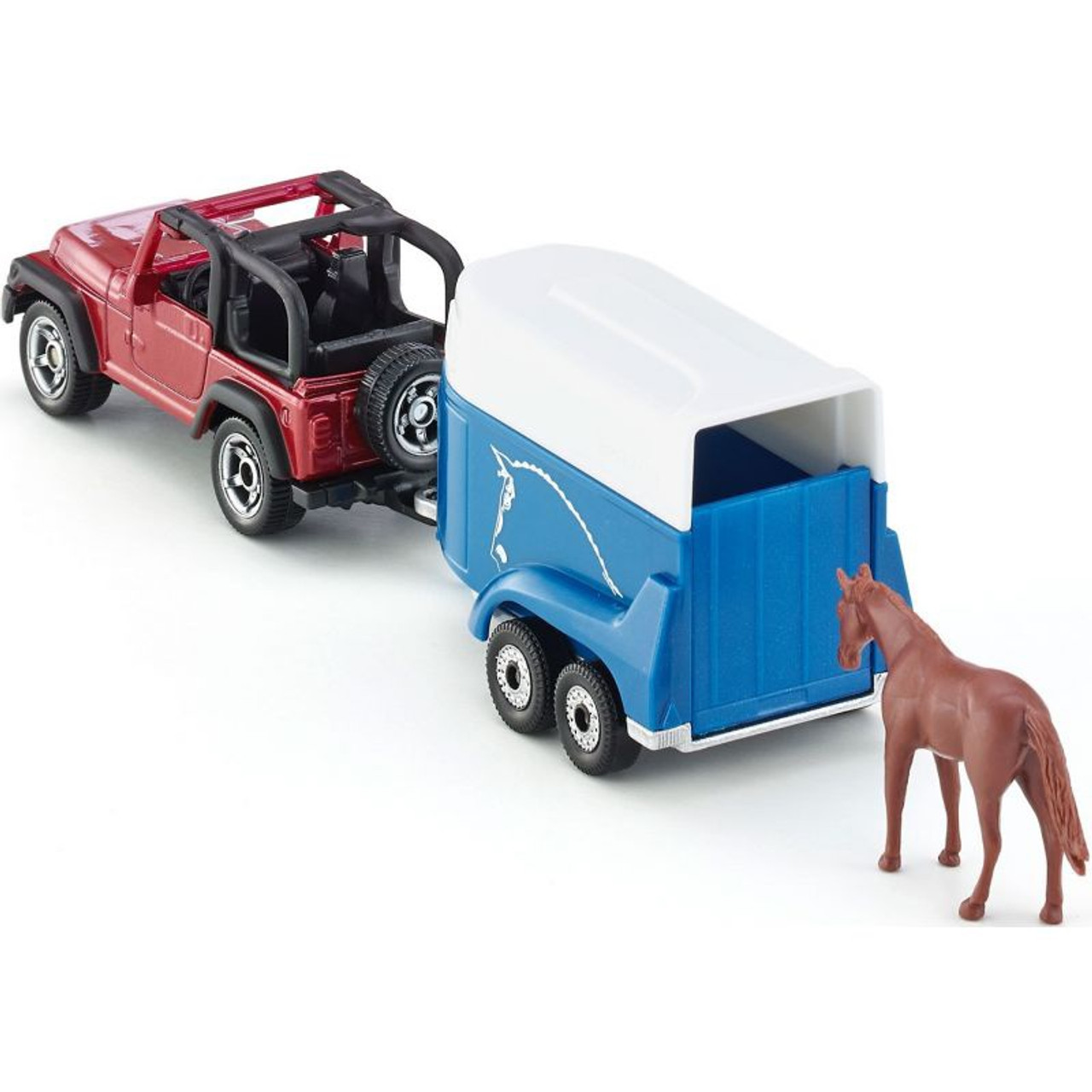 JEEP WITH HORSE TRAILER