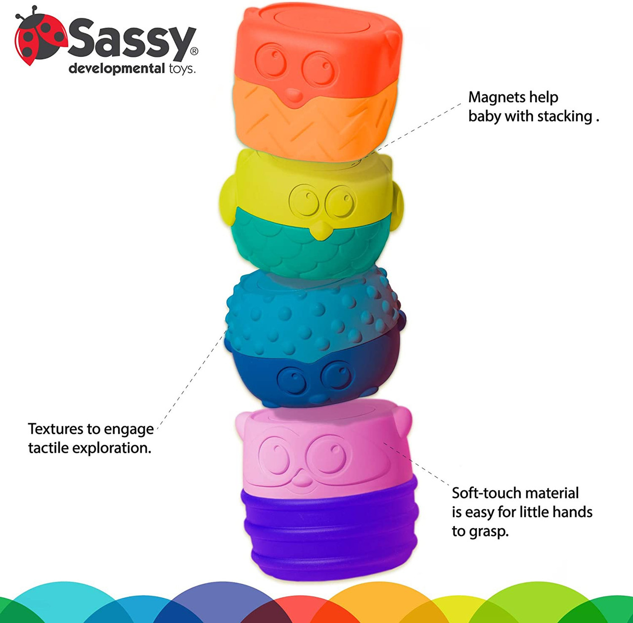 SASSY MAGNETIC STACKING PALS STEM