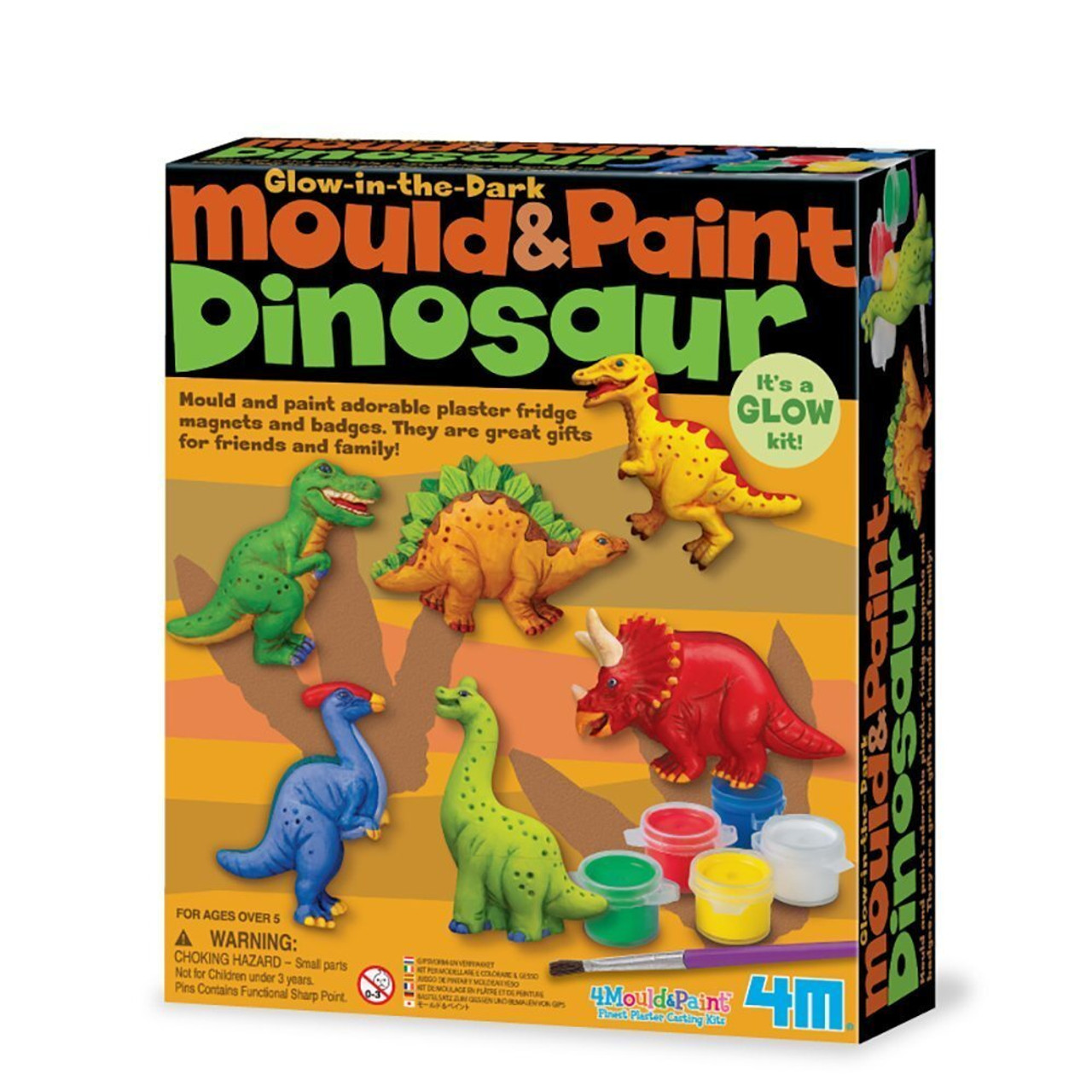 3D MOULD & PAINT DINOSAURS