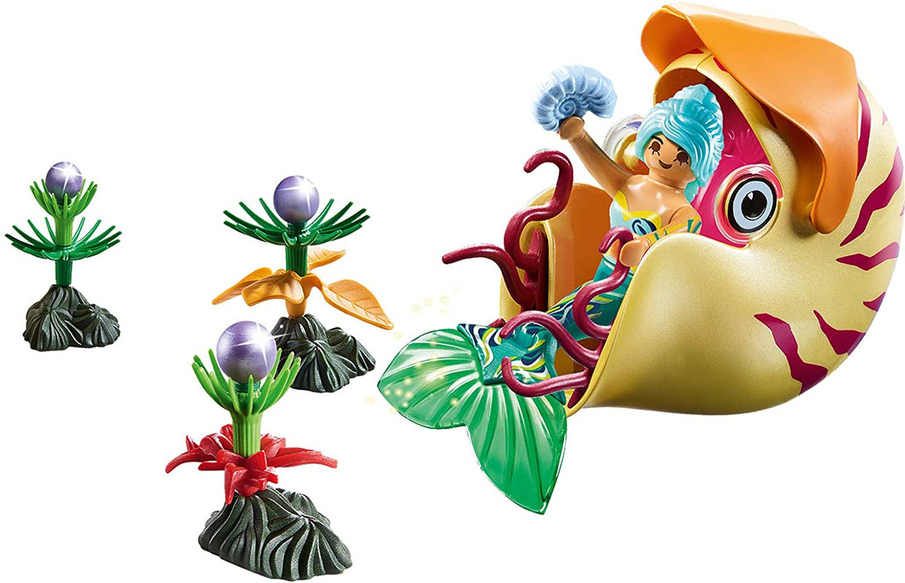 PLAYMOBIL MAGIC MERMAID WITH SEA SNAIL GONDOLA