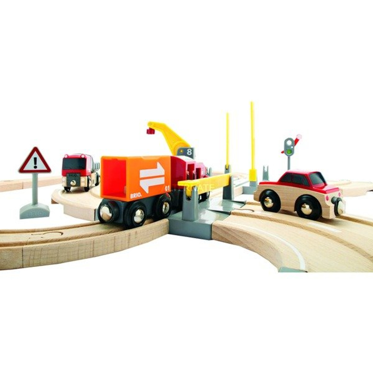 BRIO RAIL & ROAD CRANE SET - Toys Club